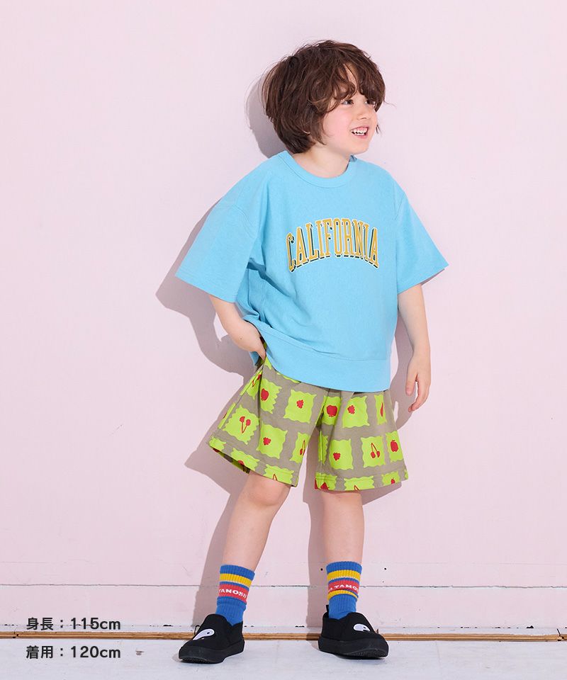 green label relaxingジャケットハーフパンツセット115㎝ ドライエステルスリムセットアップ ジャケット＆パンツ 上下