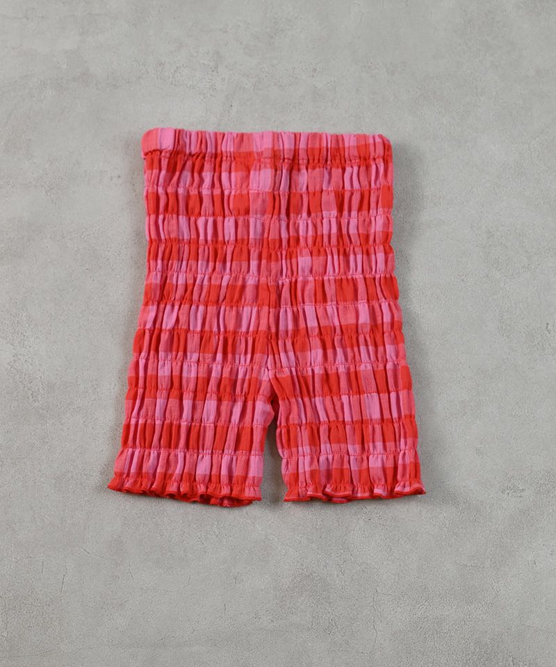 ギンガムシャーリングショートパンツ ｜ ボトムス ｜ 子供服の