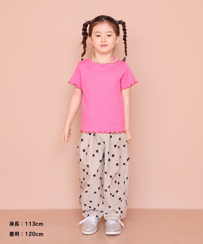 ムジリブTシャツ ｜ トップス ｜ 子供服のセレクトショップ
