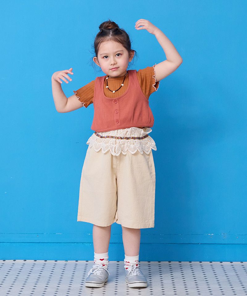 充実の品 レースハーフパンツ ｜ ボトムス ｜ 子供服のセレクトショップ パンツ