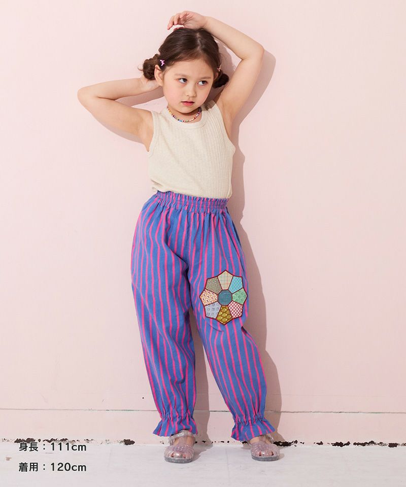 キルトプリントキャンディパンツ ｜ ボトムス ｜ 子供服の