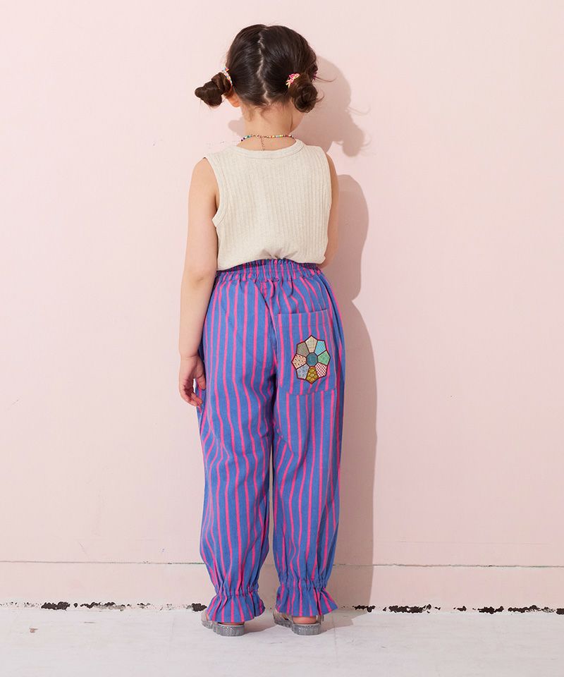 ルルメリーのキルトパンツ ルルメリーのキルトパンツ CHILD WOMAN - ＜Dot and Stripes＞花