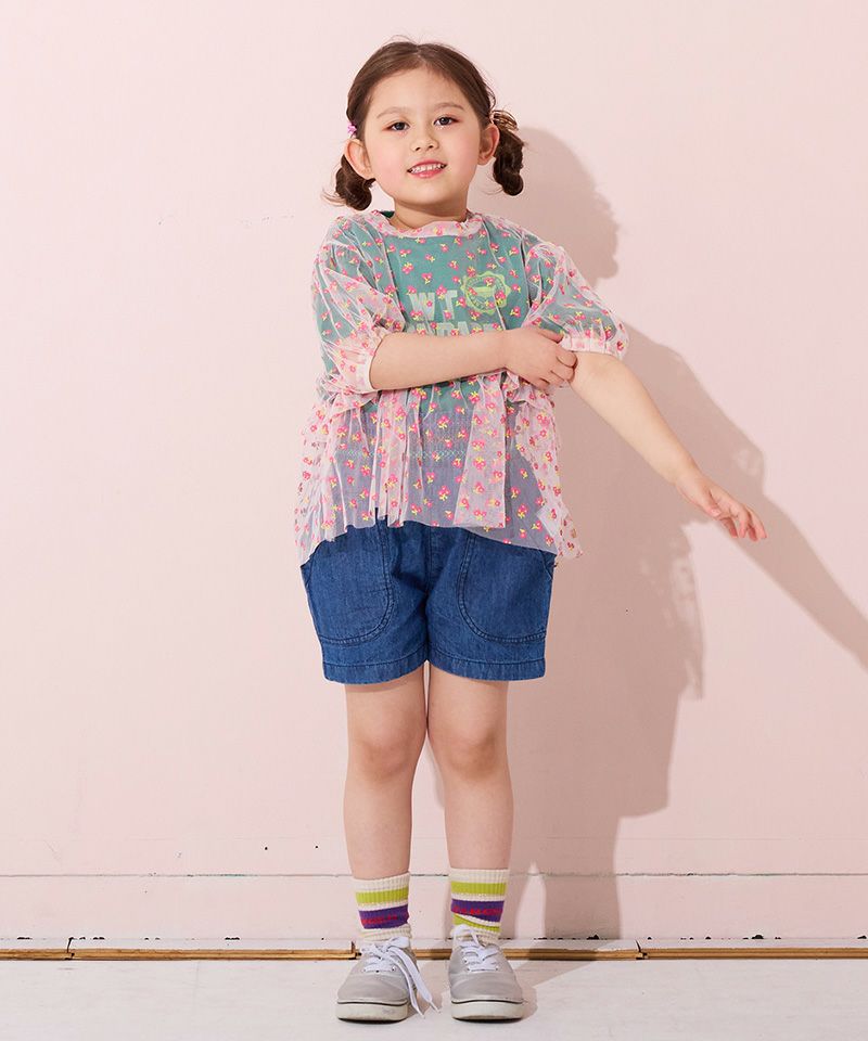 フラワーチュールフリルトップス ｜ トップス ｜ 子供服の