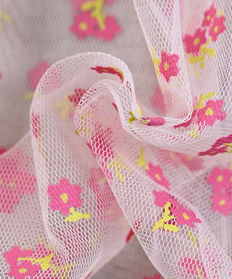 くすみピンク ワンピース チュール サイズ S M L restock!【送料無料】星柄 チュール ワンピース 長袖 くすみ