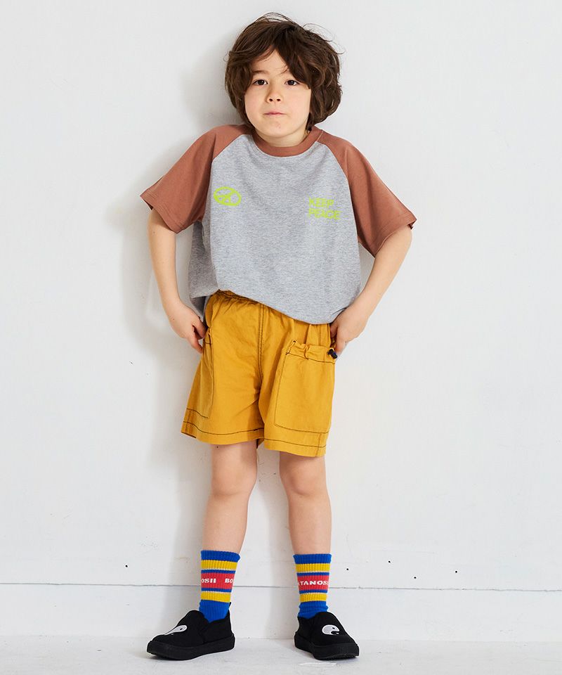 ラグパン Tシャツ アディダス ラウンジ サンダルグラフィック 半袖ポケットTシャツ