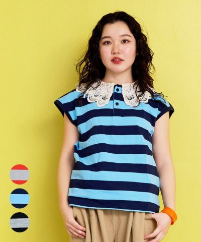 ナンバリングレースポイントカットソー(160cm) ｜ トップス