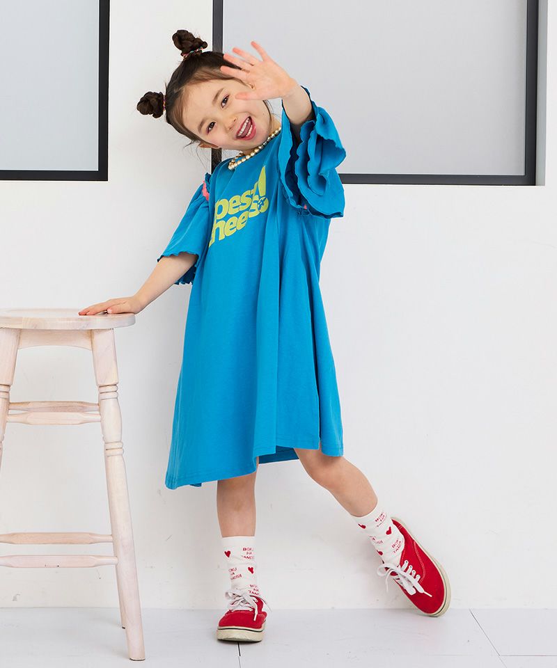 COTTON from U.S.Aフリルショルダーワンピース ｜ ワンピース