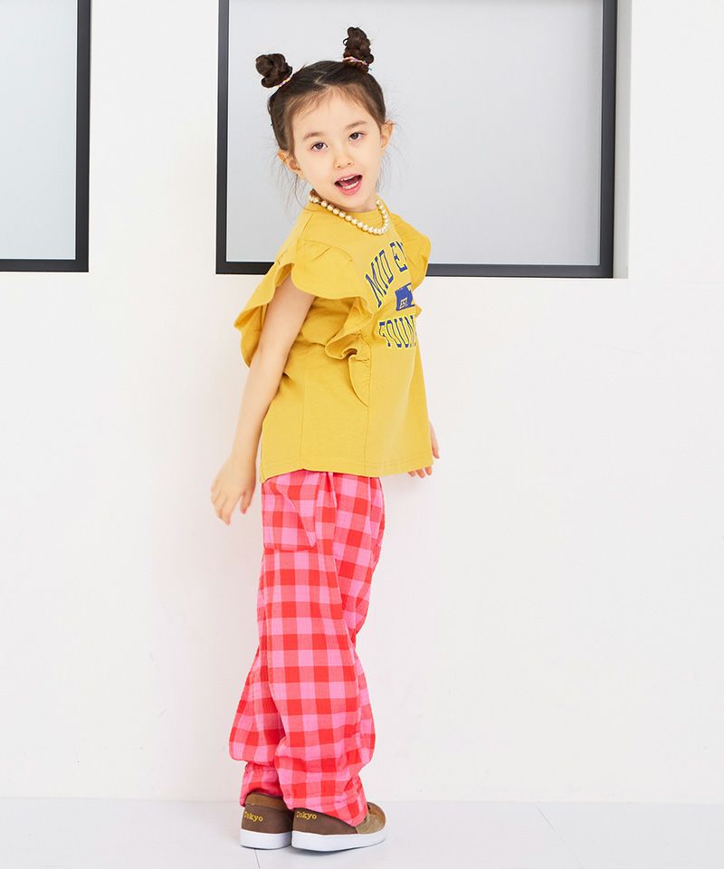 COTTON from U.S.AラッフルTシャツ ｜ トップス ｜ 子供服の