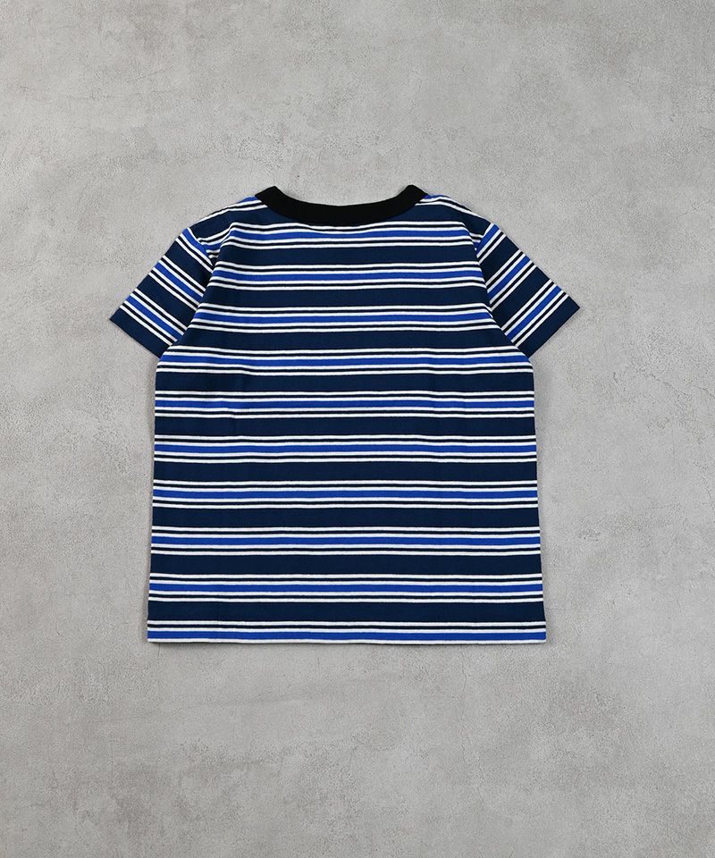別注マルチボーダー刺繍Tee ｜ トップス ｜ 子供服のセレクト