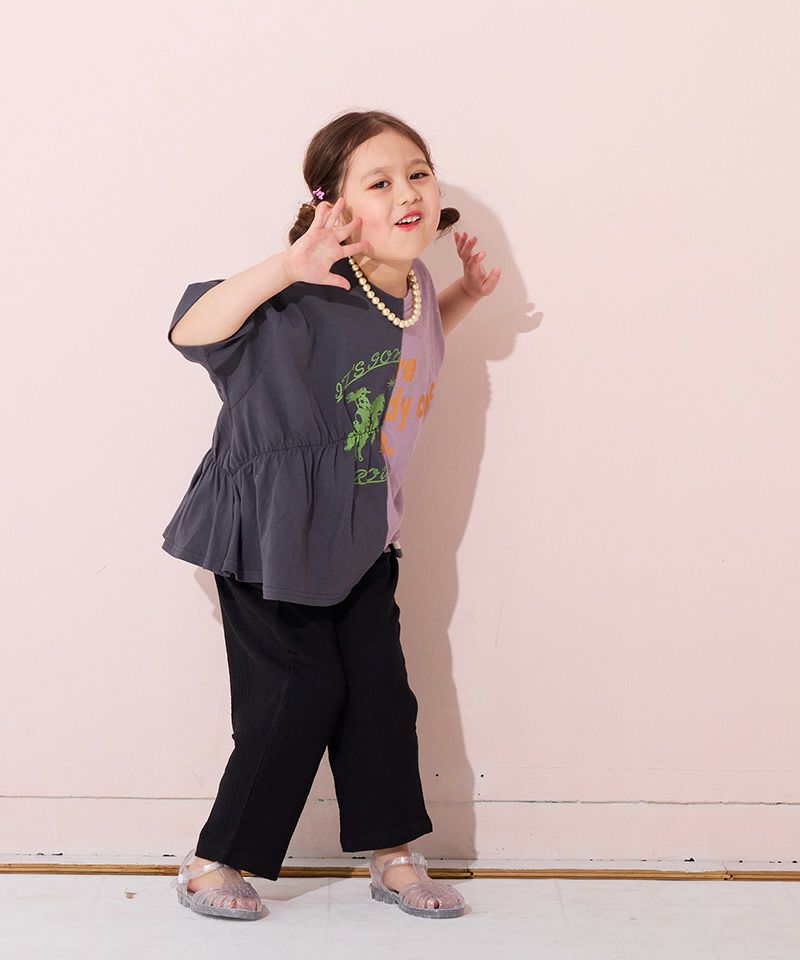 【お値下げ】DEPT シャツ　リメイク Rafu リメイクシャツ レッド ダービーシューズスタイル -FASCINATE
