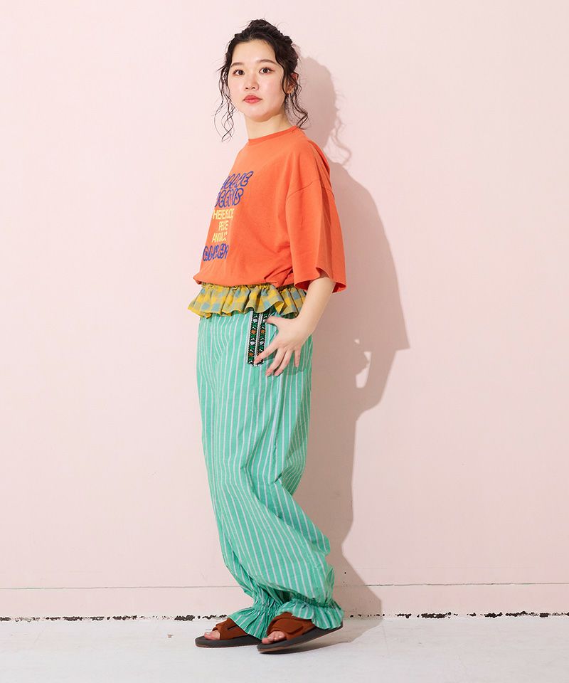 ハンソデロゴシシュウTシャツ(160cm) ｜ トップス ｜ 子供服の