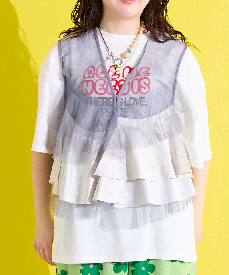 ハンソデロゴシシュウTシャツ(160cm) ｜ トップス ｜ 子供服の