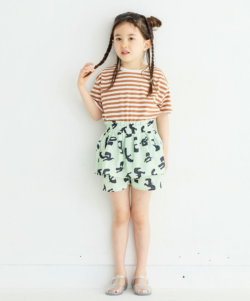 サッカーソウガラフリルキュロットパンツ ｜ ボトムス ｜ 子供服