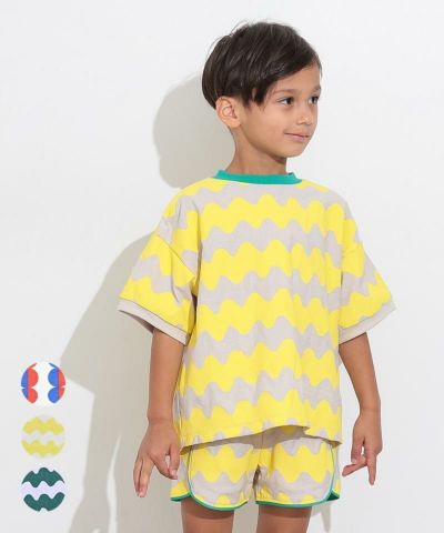 ワイドBDカノコハーフジップトップス | トップス | 子供服の ワイドBDカノコハーフジップトップス | トップス | 子供服の