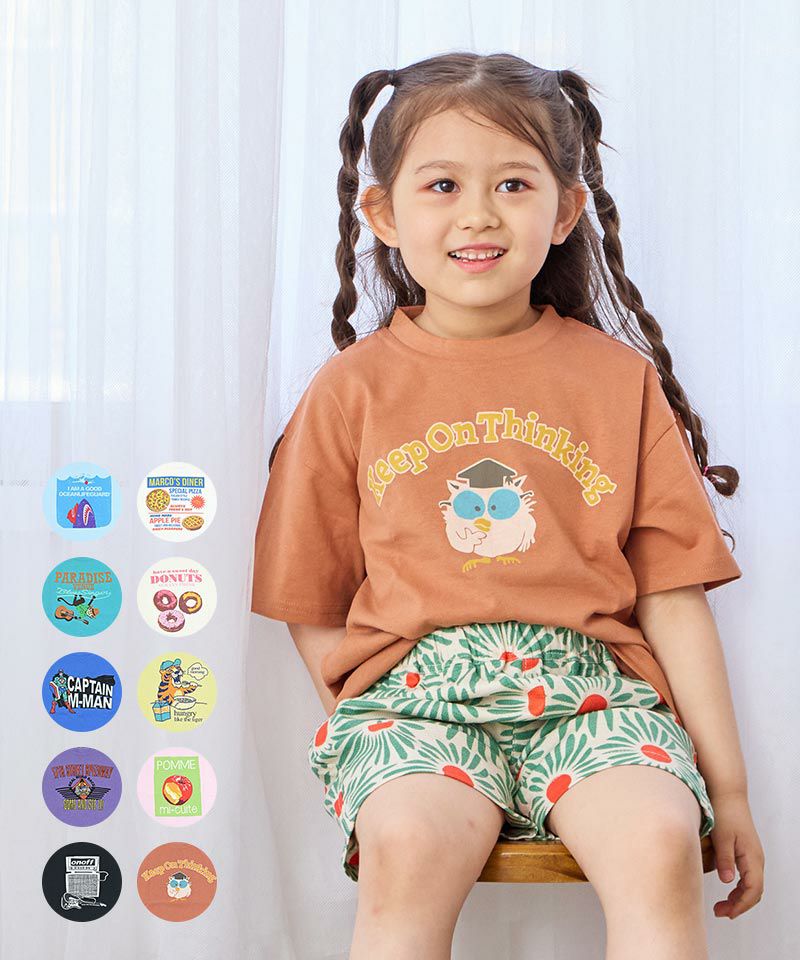 FTC モンキー グラフィック Tシャツ 半袖 ストリート アート風 Tシャツ 半袖 メンズ トップス グラフィック プリント
