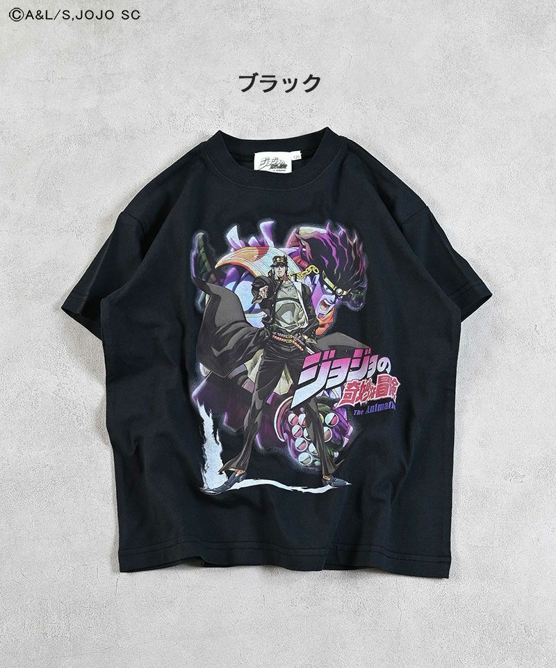 11960 ジョジョの奇妙な冒険 アニメ Tシャツ ブラック L ジョジョの奇妙な冒険 ストーンオーシャン_Tシャツブラック【SP