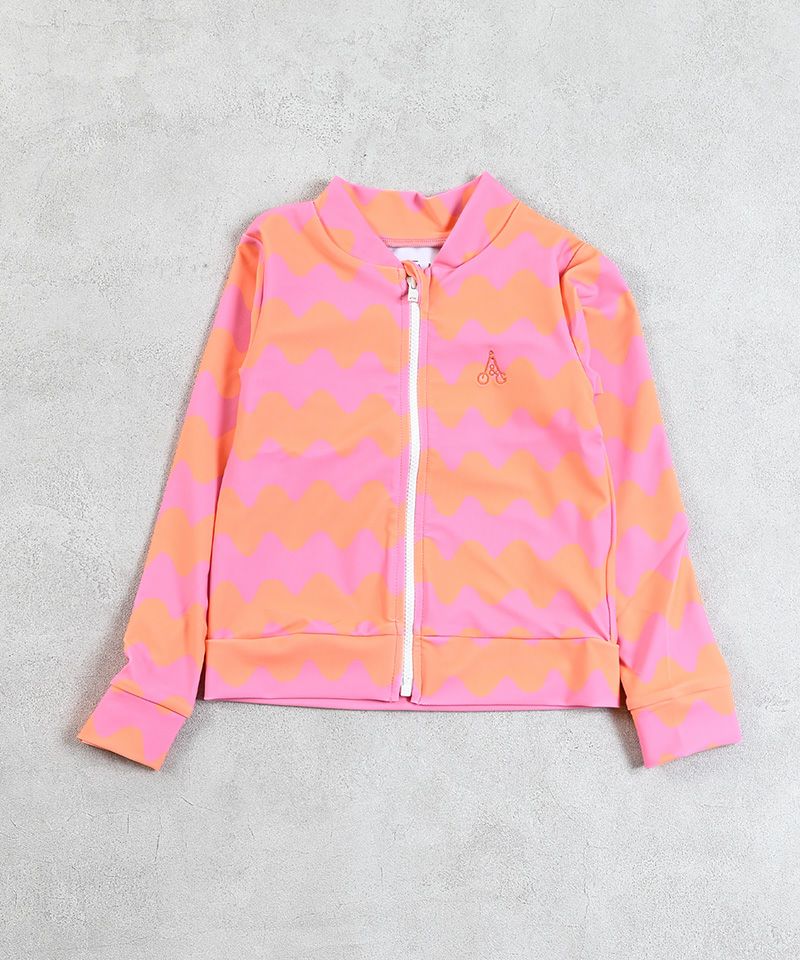 GIRL'SソウガラZIPラッシュガード ｜ 水着・スイムグッズ