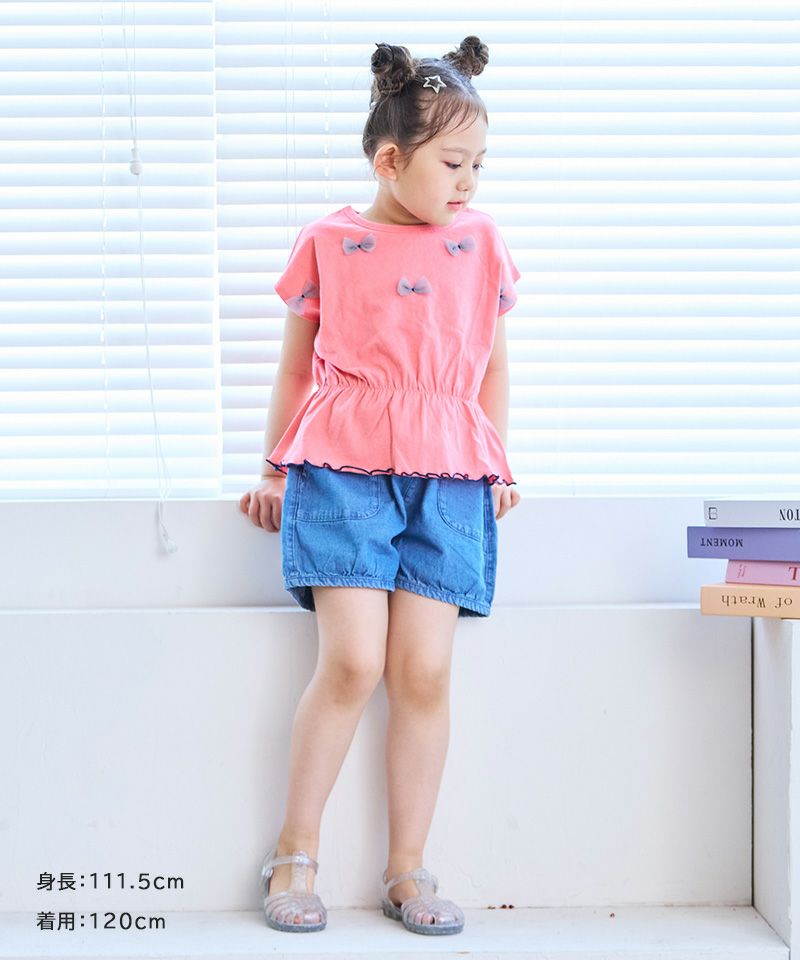 デニムホットパンツ ｜ ボトムス ｜ 子供服のセレクトショップ