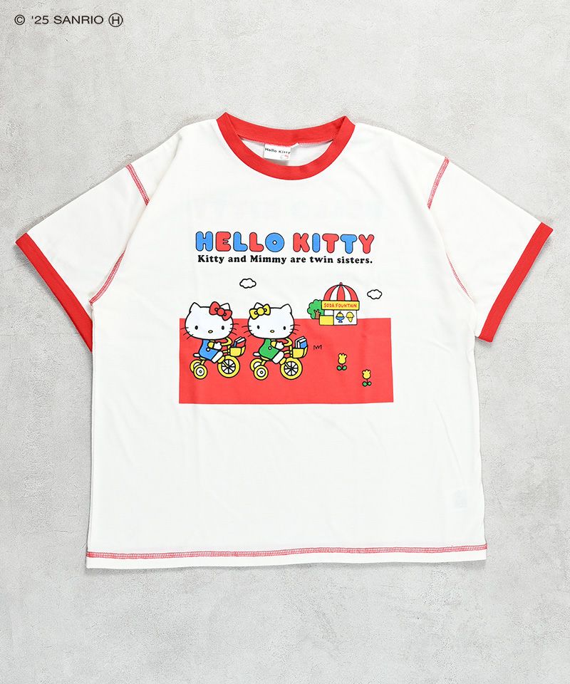 HELLO KITTY リンガーTシャツ(160cm) ｜ トップス ｜ 子供服の