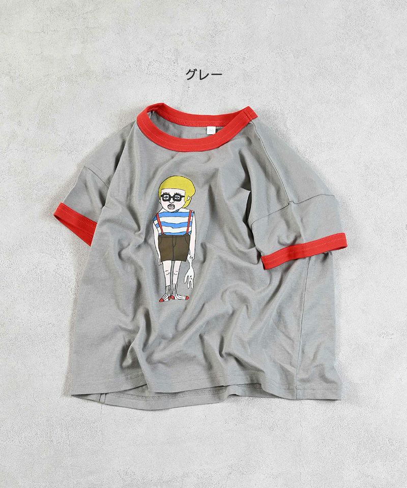 リンガープリントTシャツ ｜ トップス ｜ 子供服のセレクト