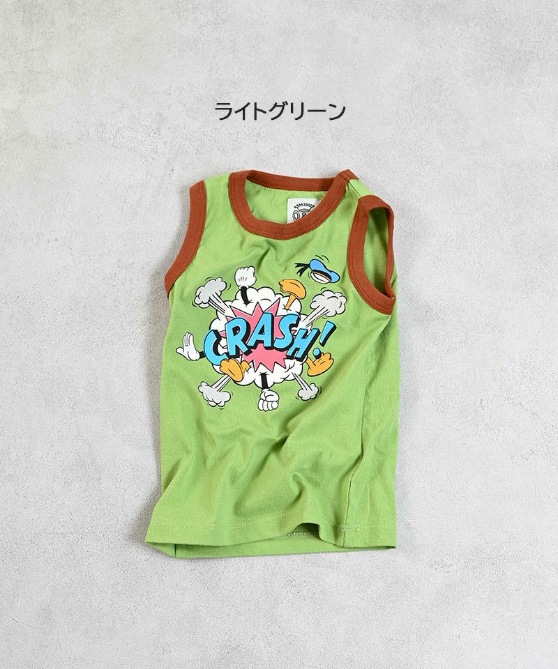US製Fightプリント　タンクトップ　 Lサイズ 　オリーブグリーン MORE SALE価格】NICE FIGHTプリントタンクトップ ｜ トップス