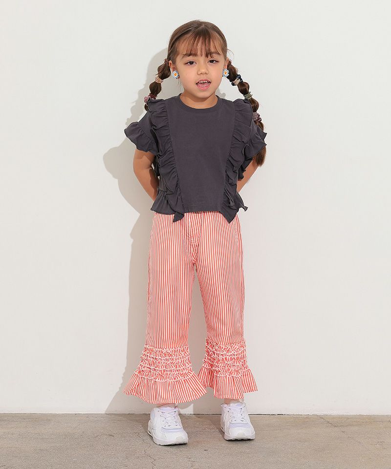 のんちゃん　専用です。45R フリルデザイン Tシャツ のんちゃん 専用です。45R フリルデザイン Tシャツ
