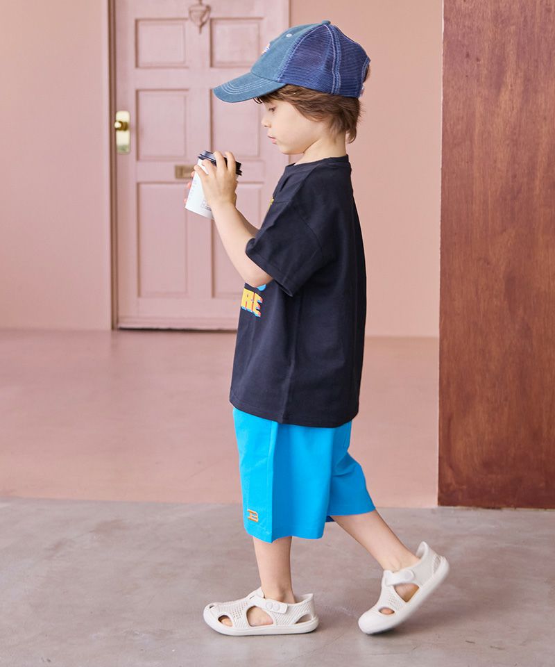 カラフルメッシュショートパンツ 24 Unisex B Logo Colorful pattern Mesh Half Pants Gym Sport