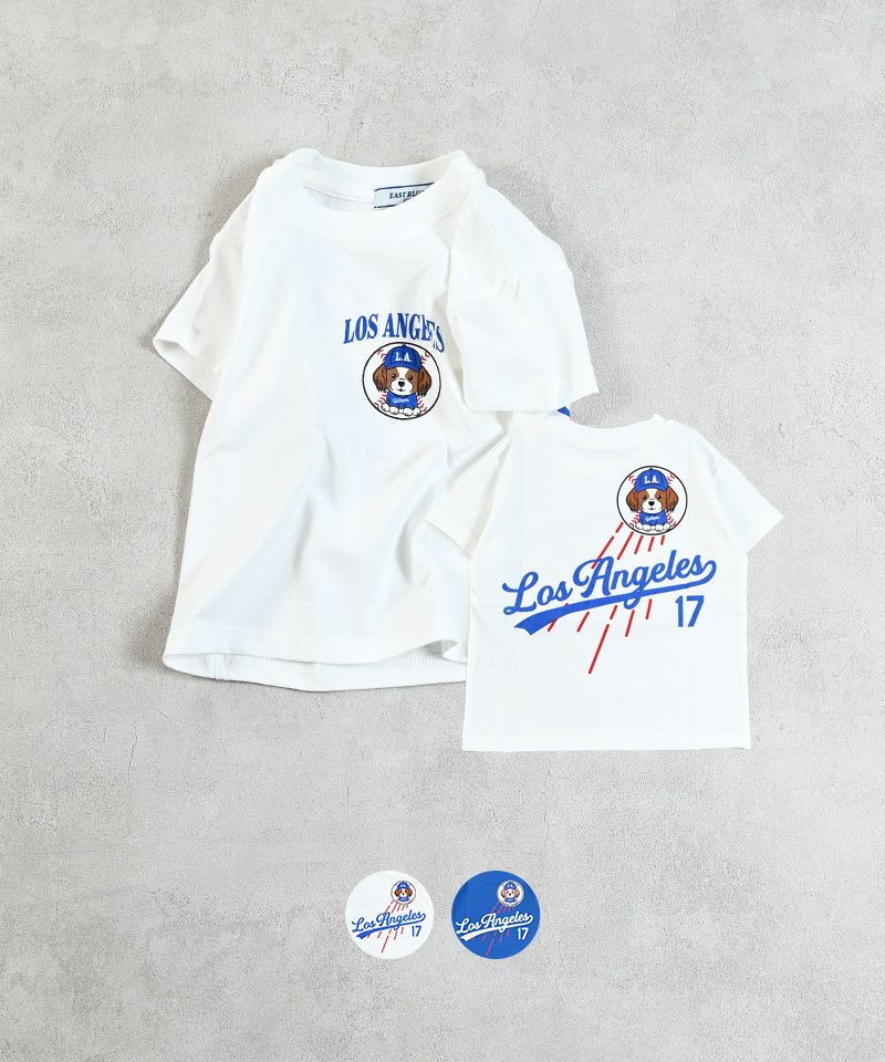 EAST BLUE】L.A.DOG WIDE T ｜ トップス ｜ 子供服のセレクト