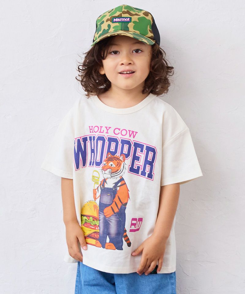 マイキービッグフェイスTシャツ MARKEY'S×RSC TIGERプリントTシャツ ｜ トップス ｜ 子供服の