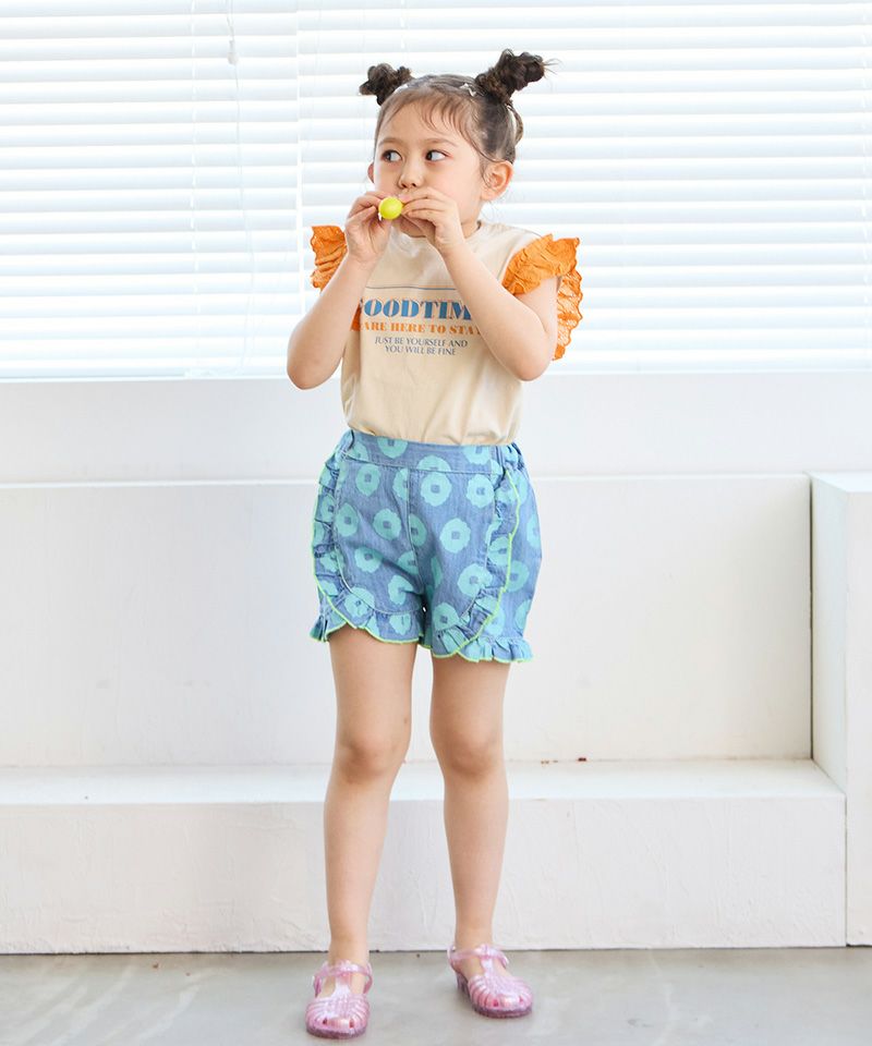 Prince フリル袖 Tシャツ＆レーススカート 袖レースフリルTee【販売店舗限定アイテム】 ｜ トップス