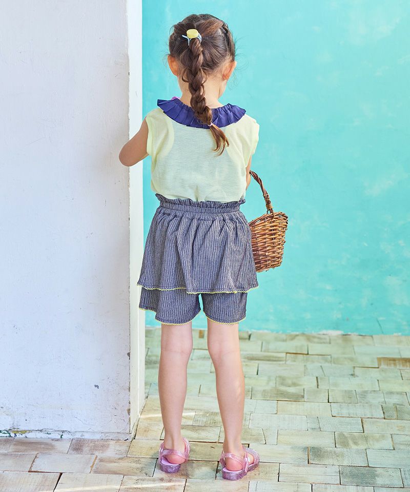 ナシジプリーツカラータンクトップ ｜ トップス ｜ 子供服の