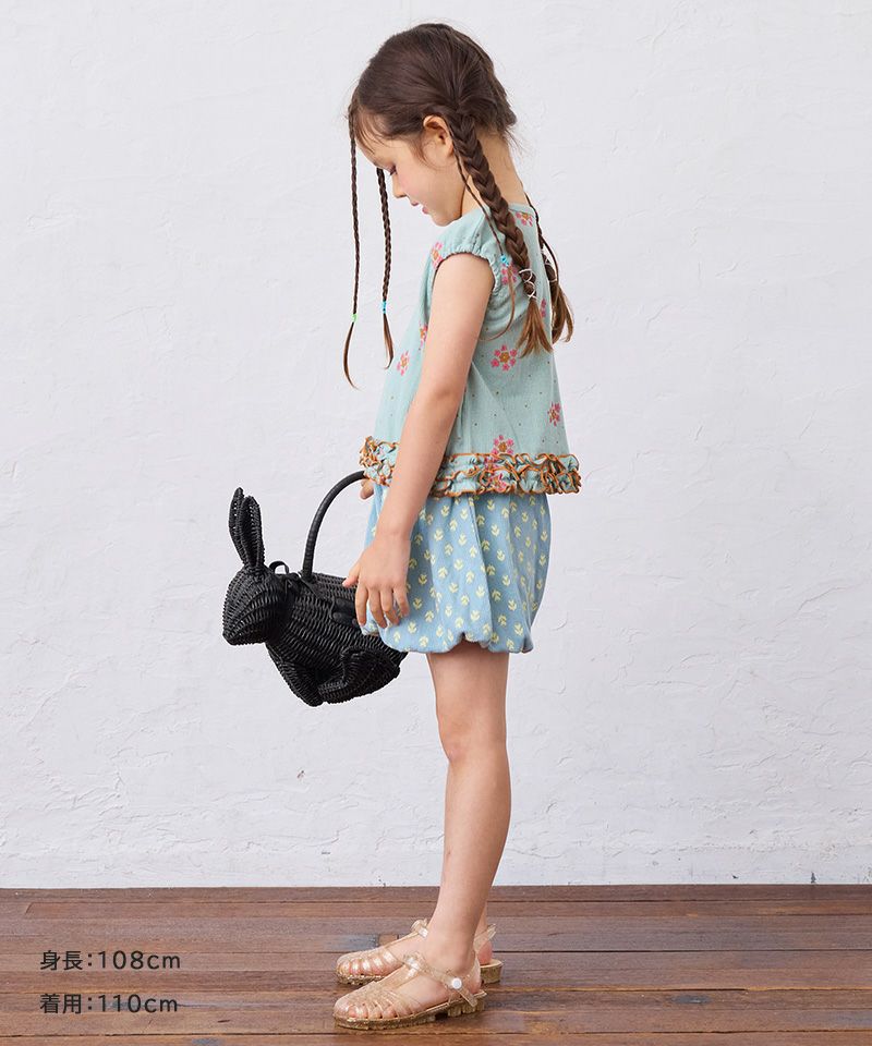 ソウガララッフルヘムカットソー ｜ トップス ｜ 子供服の