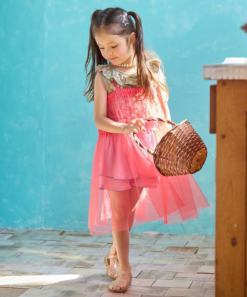マキ　　キュロットパンツ リブモチーフプリントキュロットパンツ ｜ ボトムス ｜ 子供服の