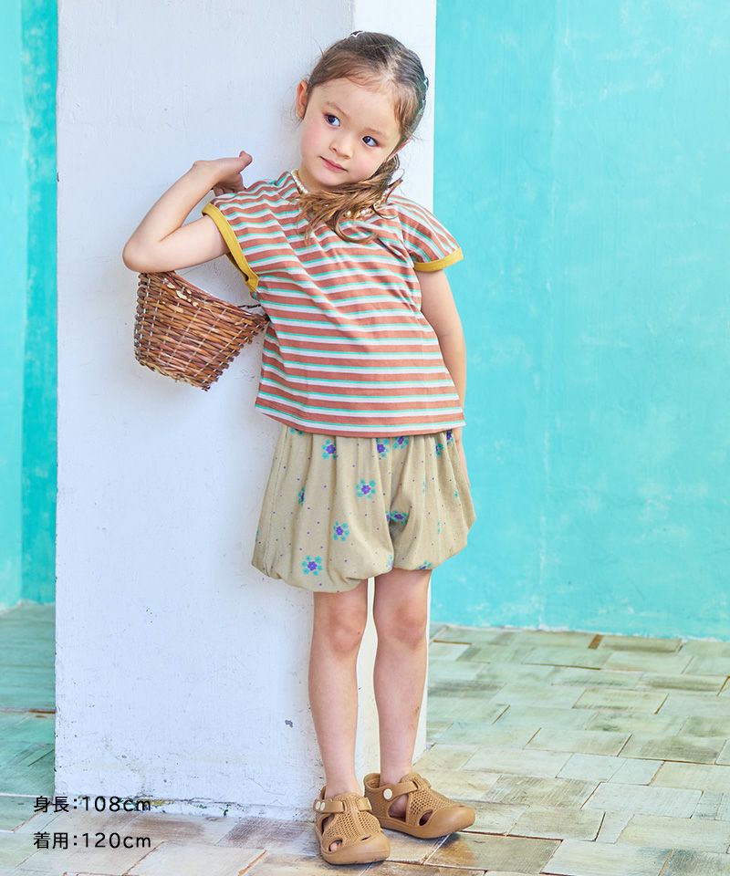 サキソメボーダーリンガーTシャツ ｜ トップス ｜ 子供服の