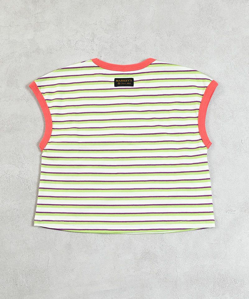 サキソメボーダーリンガーTシャツ ｜ トップス ｜ 子供服の