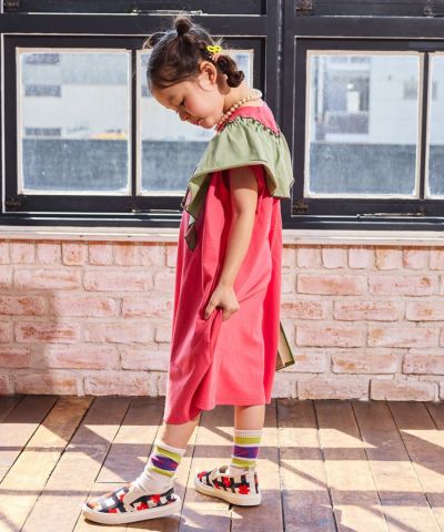 ハートポイントメローリブカットソー ｜ トップス ｜ 子供服の