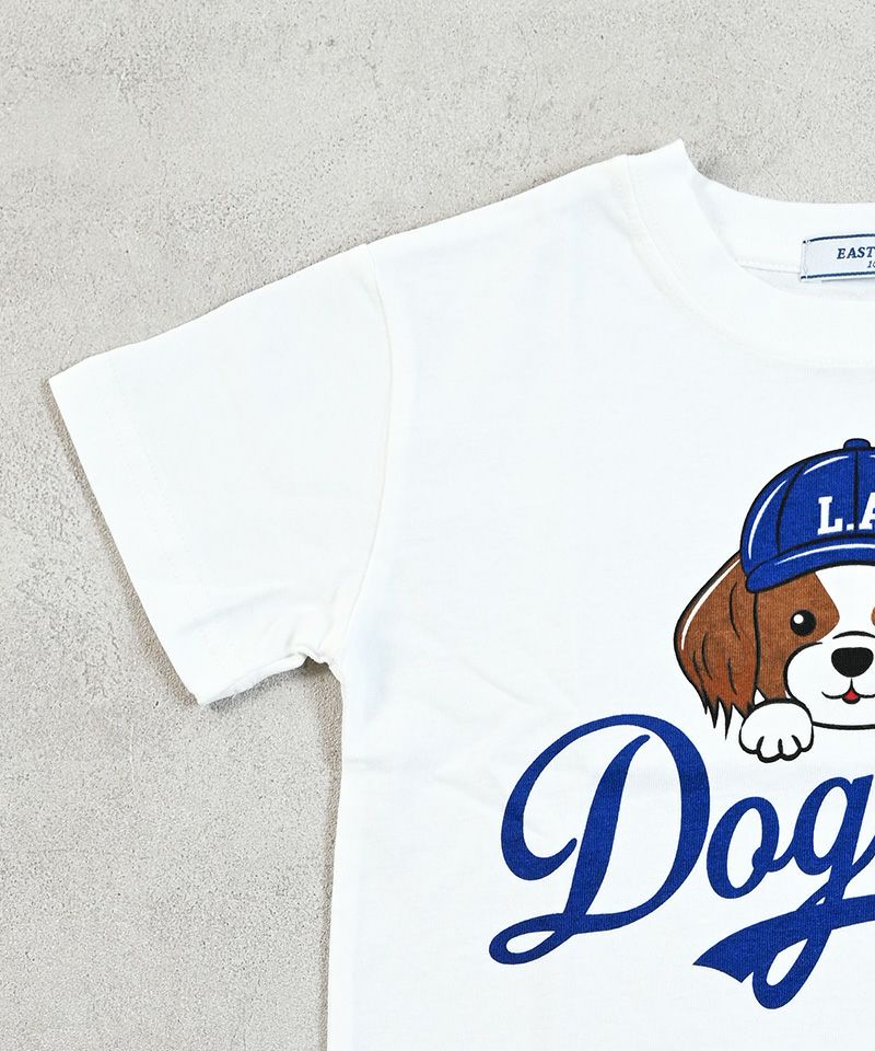 138.がおがおたいがー べびーぶるー EAST BLUE】LA DOG WIDE T | トップス | 子供服のセレクト