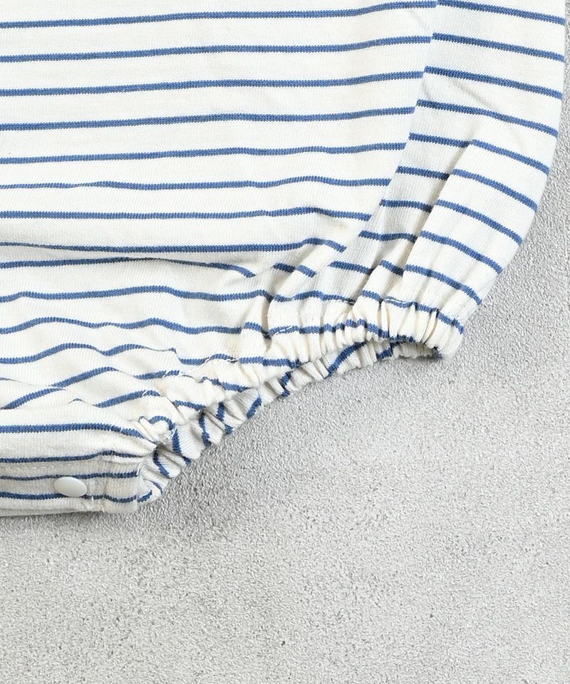 ロゴプリントボーダーボディシャツ ｜ ベビーウェア・雑貨 ｜ 子供服の