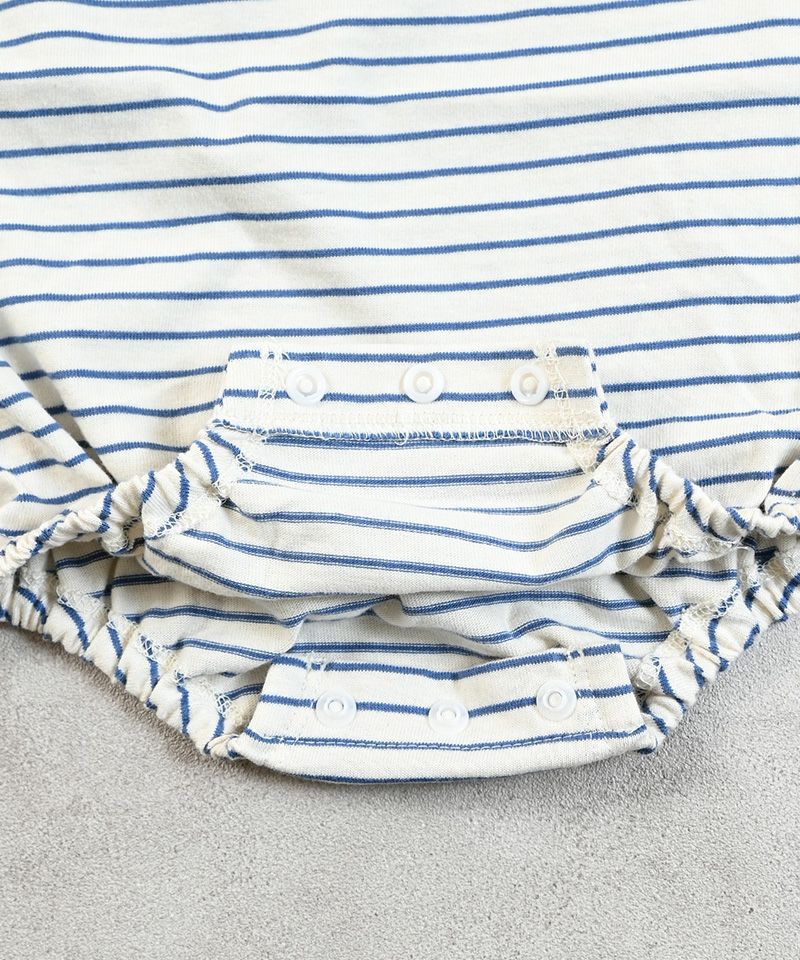 ロゴプリントボーダーボディシャツ ｜ ベビーウェア・雑貨 ｜ 子供服の