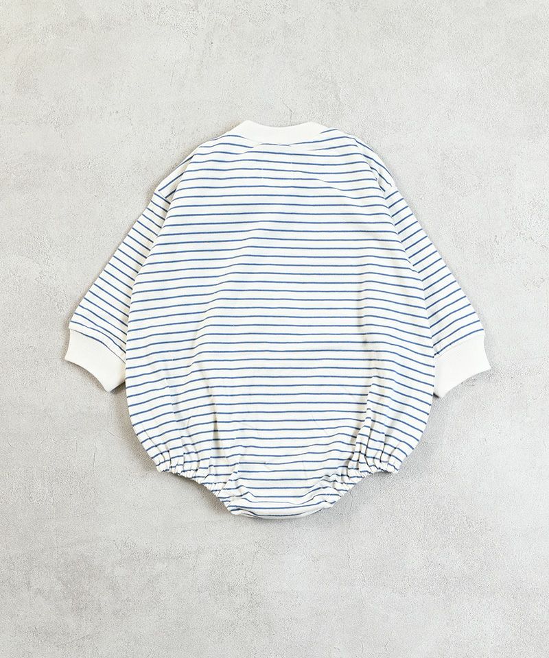 ピンキーページ ロゴプリントボーダーボディシャツ ｜ ベビーウェア・雑貨 ｜ 子供服の