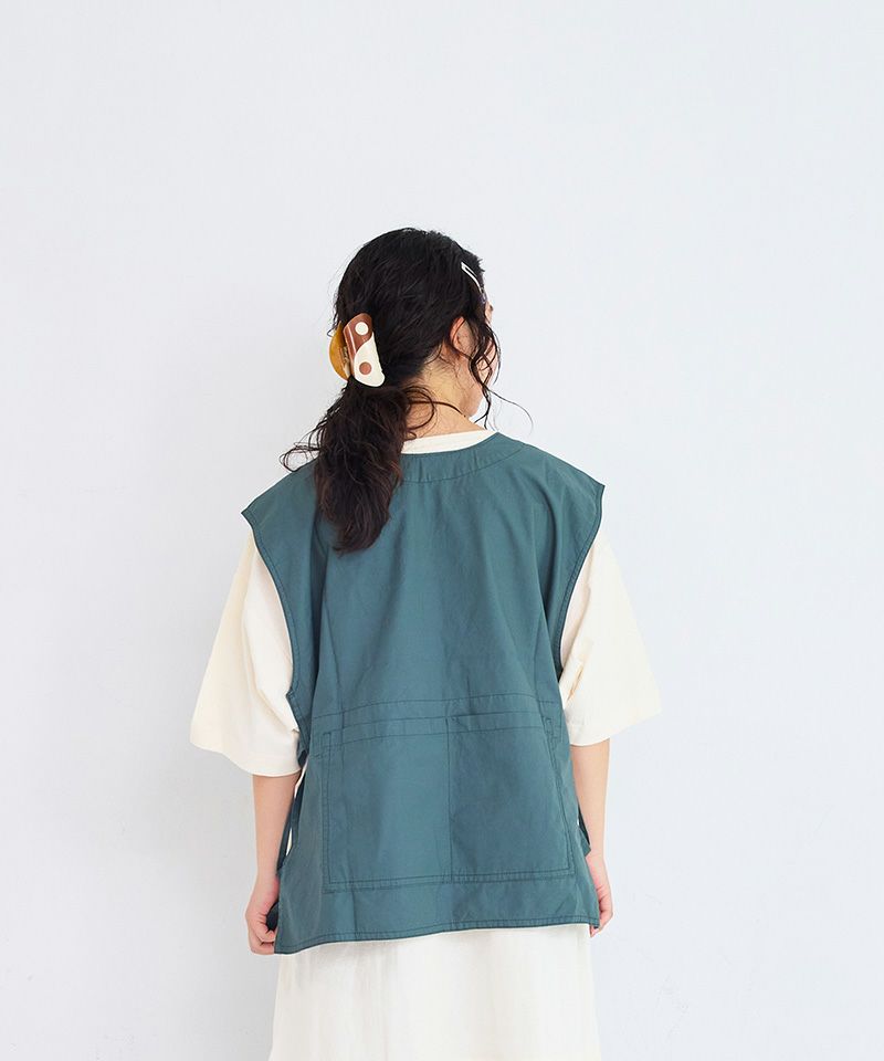 ツイルプリントベスト／大人サイズ ｜ アウター・ジャケット ｜ 子供服