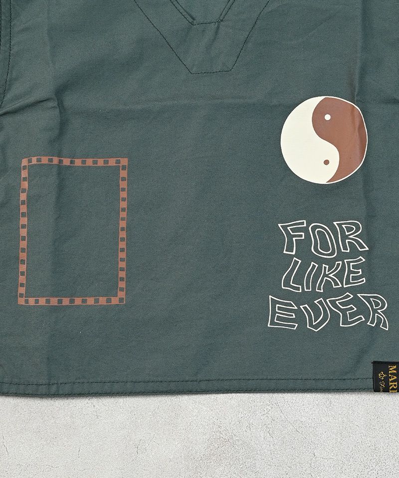 ツイルプリントベスト／大人サイズ ｜ アウター・ジャケット ｜ 子供服