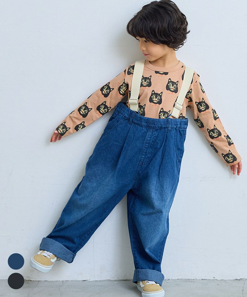 デニムエヴォルブサロペット ｜ ボトムス ｜ 子供服のセレクトショップ