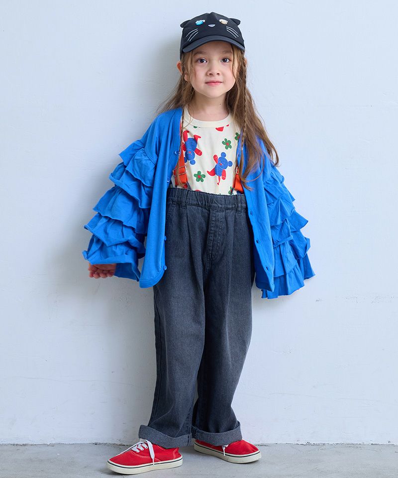 デニムエヴォルブサロペット ｜ ボトムス ｜ 子供服のセレクトショップ