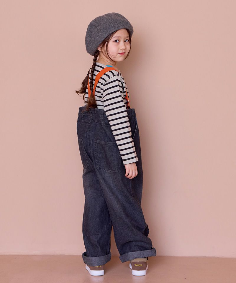 デニムエヴォルブサロペット ｜ ボトムス ｜ 子供服のセレクトショップ