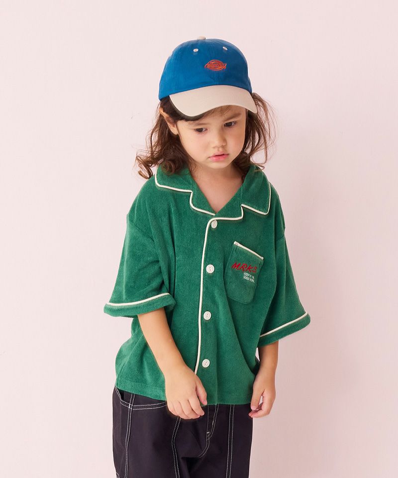パイル　コットンボウリングシャツ パイルボーリングシャツ ｜ トップス ｜ 子供服のセレクトショップ