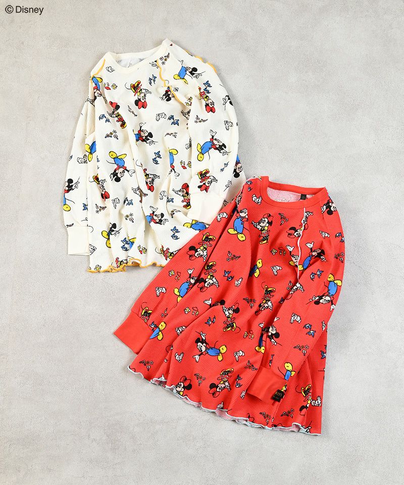 ミッキーマウスワッフルビッグロンT ｜ トップス ｜ 子供服の