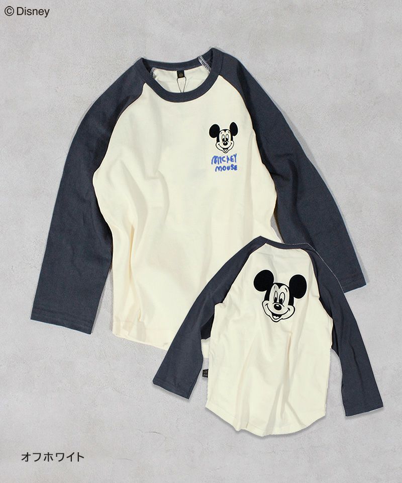 ミッキーマウスラグランロンT(160cm) ｜ トップス ｜ 子供服の