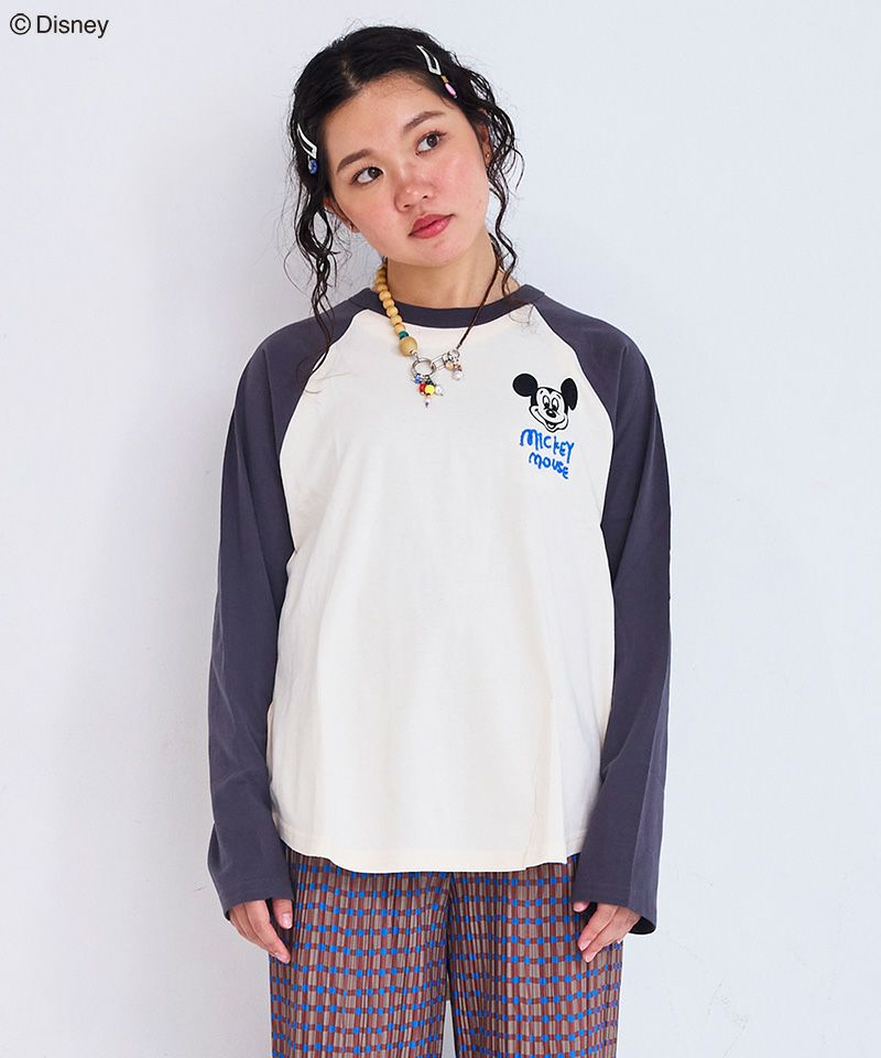 希少　us ミッキーマウス　ラグラン ミッキーマウスラグランロンT(160cm) ｜ トップス ｜ 子供服の
