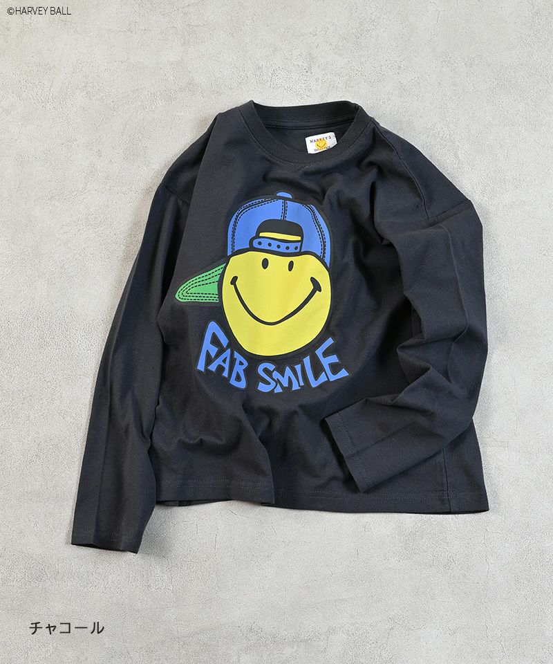 スマイリページ SMILEY FACE プリントロンTee ｜ トップス ｜ 子供服のセレクト